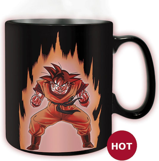 Dragon Ball Goku Angry Heat Change Ceramic Brown Mug 350ml Dragon Ball Goku Angry Heat Change Ceramic Brown Mug 350ml