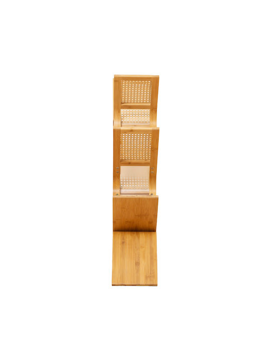 Bookcase Tome Natural 63x20x92cm
