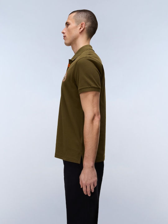 Napapijri Polo T-shirt Λαδί