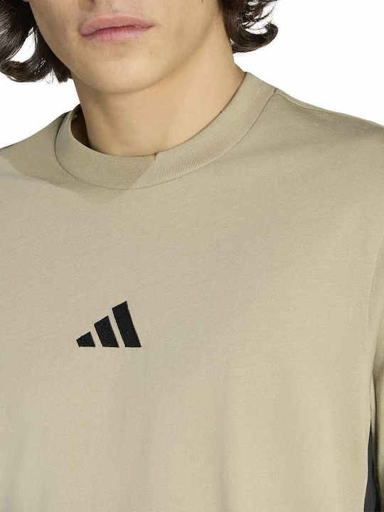 M 3s Αθλητικό T-shirt Μπεζ