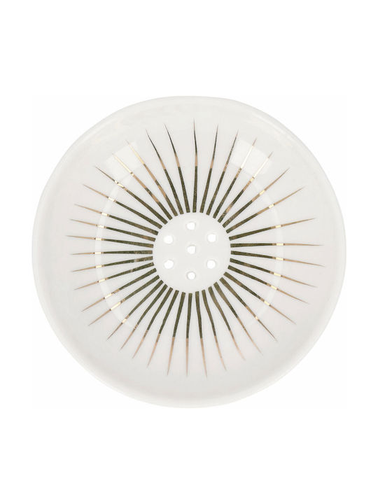 Raeder Porcelain White Soap Dish