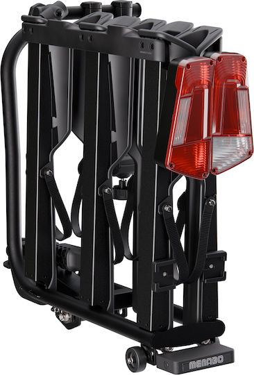 Menabo Car Bike Rack Tow Hitch for 3 Bicycles