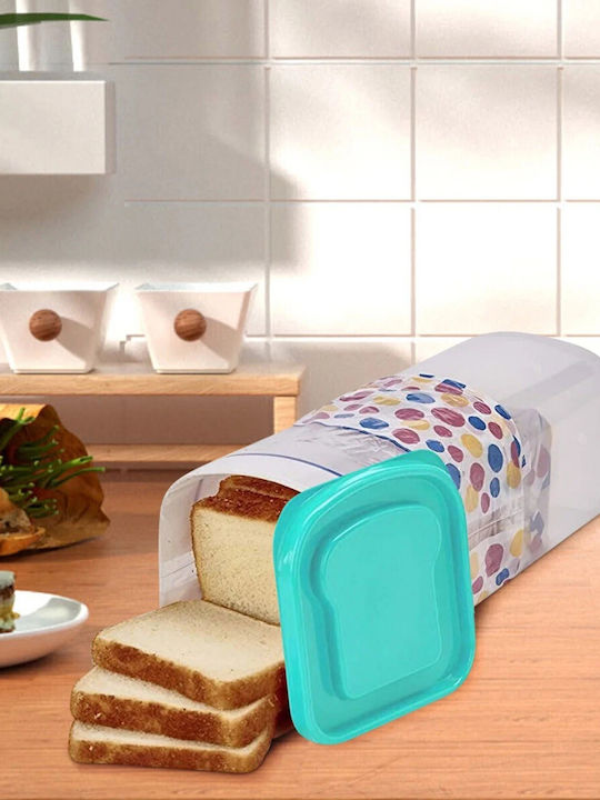 Alista Home Cutie de Pâine cu Capac Plastică Verde 34x13x13cm