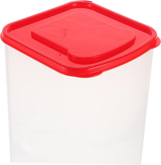 Alista Home Cutie de Pâine cu Capac Plastică Roșie 34x13x13cm