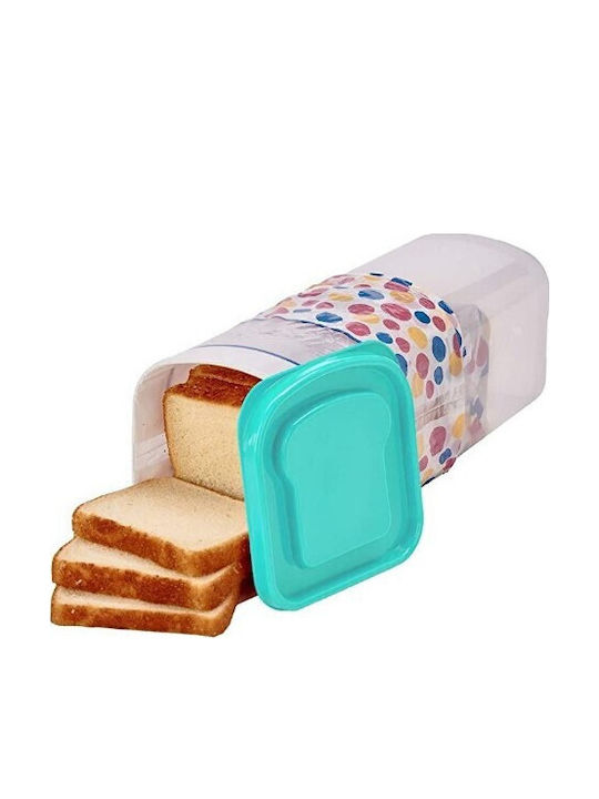 Alista Home Cutie de Pâine cu Capac Plastică Verde 34x13x13cm