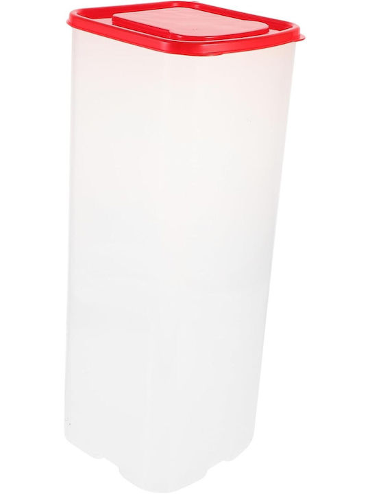 Alista Home Хлябохранилище с Капак Пластмасова Червена 34x13x13cm