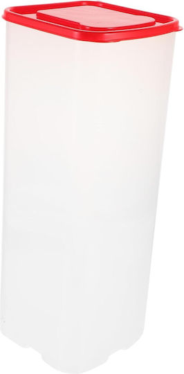 Alista Home Cutie de Pâine cu Capac Plastică Roșie 34x13x13cm