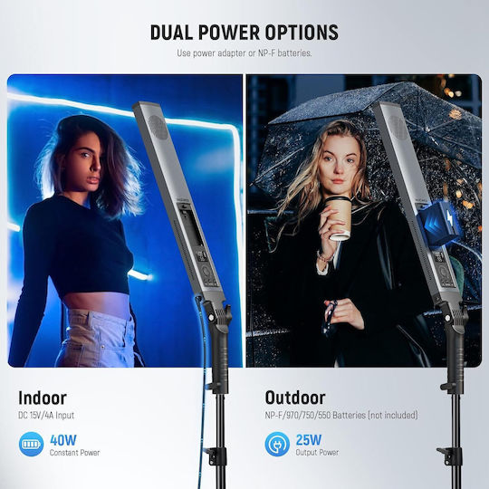 Neewer Tub LED 40W Cu Trepied