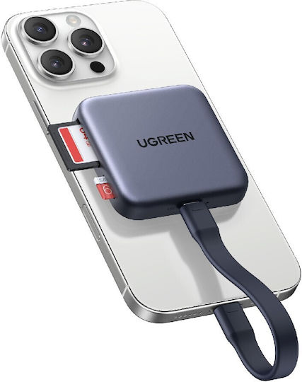 Ugreen Cm898 Кард Рийдър Type-C за SD Сива