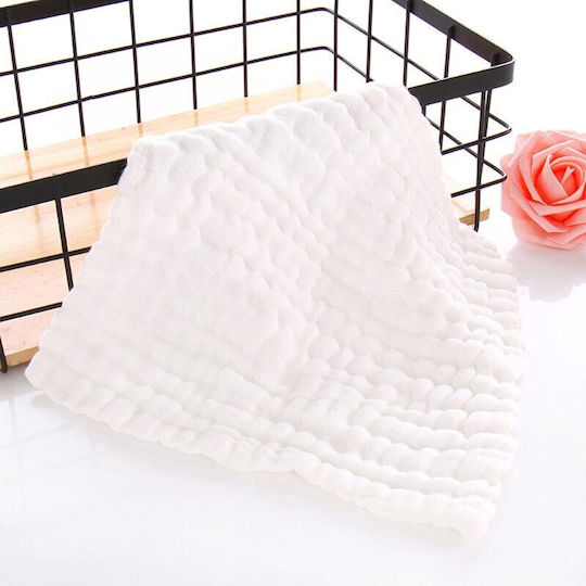 Alista Home Kitchen Towel Made of 100% Cotton in White Colour 30x30cm