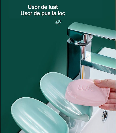 Alista Home Tavă De Săpun Din Plastic Cu Ventuză Albastră