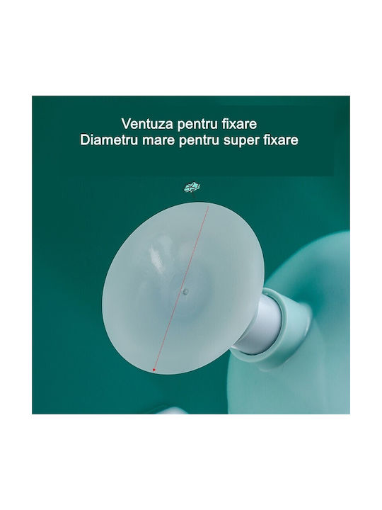 Alista Home Kunststoff Seifenschale mit Saugnapf Blau