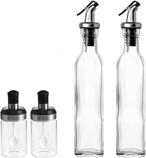 Alista Home Set Dozatoare Pentru Ulei Și Oțet Din Oțel Inoxidabil Cu Flux 500ml