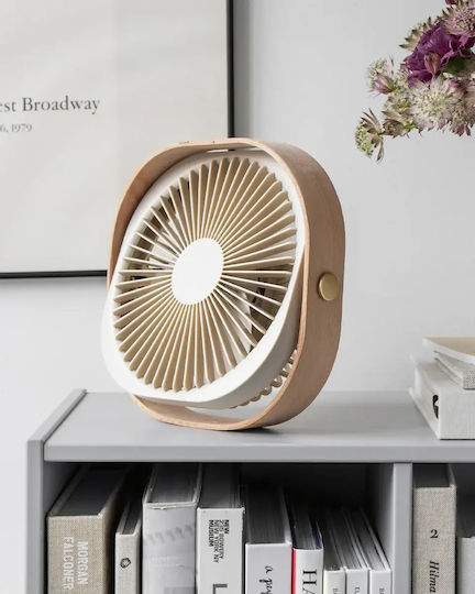 Table Fan Fantastic Wood Beige