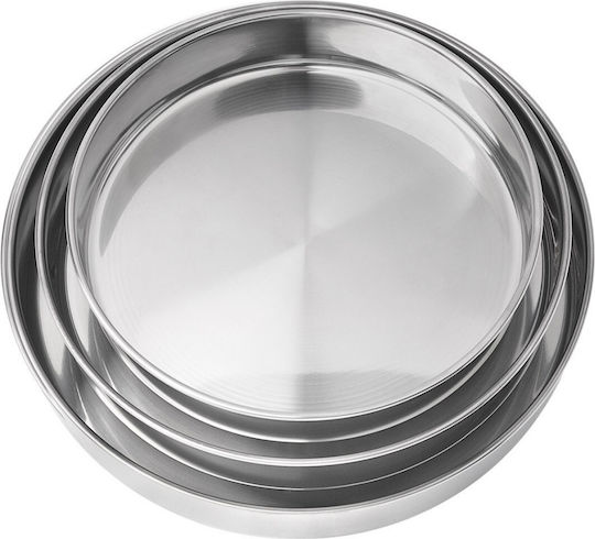 Oven Baking Pan Made of Stainless Steel with Non-Stick Coating 3 Pieces