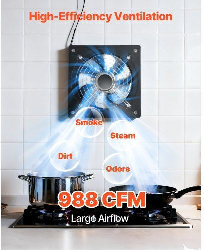 Vevor Ventilator De Perete Diametru 254mm