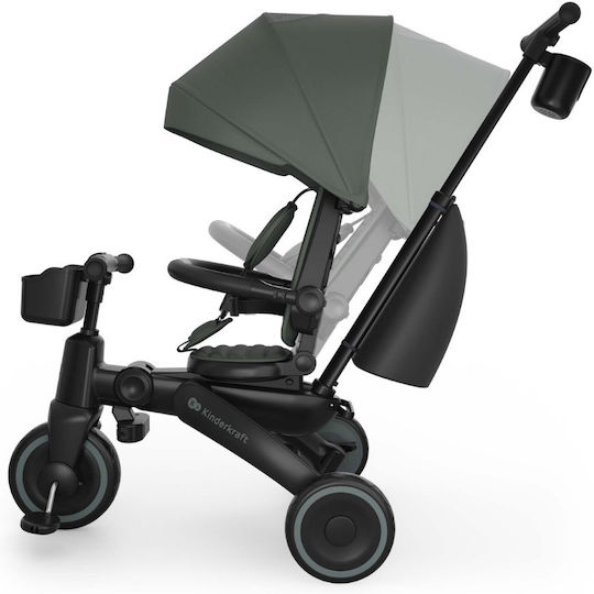 Kinderkraft Jazz 3 Wandelbar mit Elterngriff 5 in 1 für 9 Monate Grünes