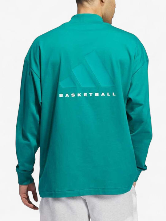 Basketball Мъжки Суитшърти Зелен