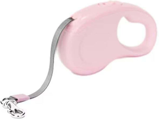 Foldable Dog Leash Lead Strap In Pink Colour 3m
