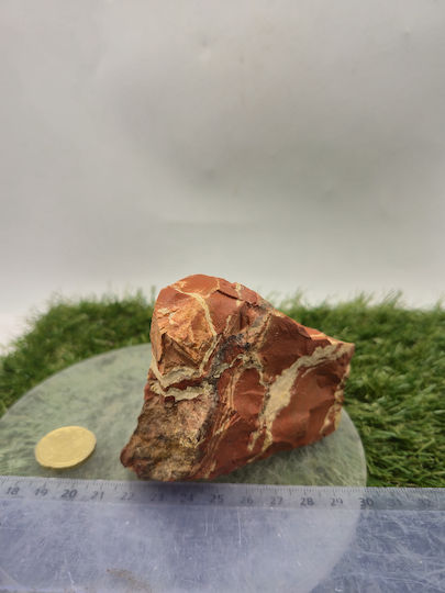 Red Jasper Raw 445g Natural Semi-Precious Stone