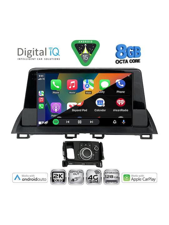 Digital IQ Car Audio System for Mazda CX-4 2014 with Touch Screen 9" Bluetooth USB Wi-Fi GPS Apple CarPlay Android Auto