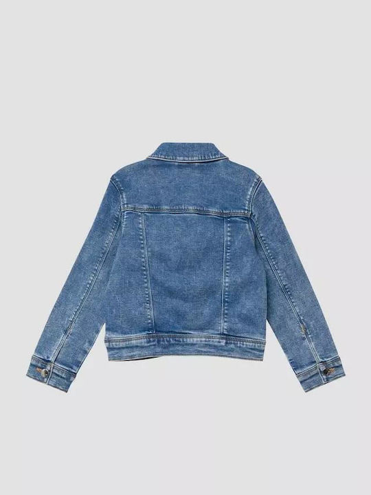 Kids Denim Coat Blue