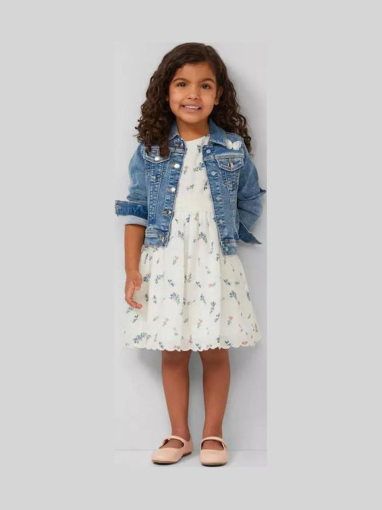 Kids Denim Coat Blue