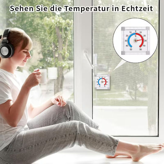 Panora Analoges Innenraumthermometer & Hygrometer Für Draußen