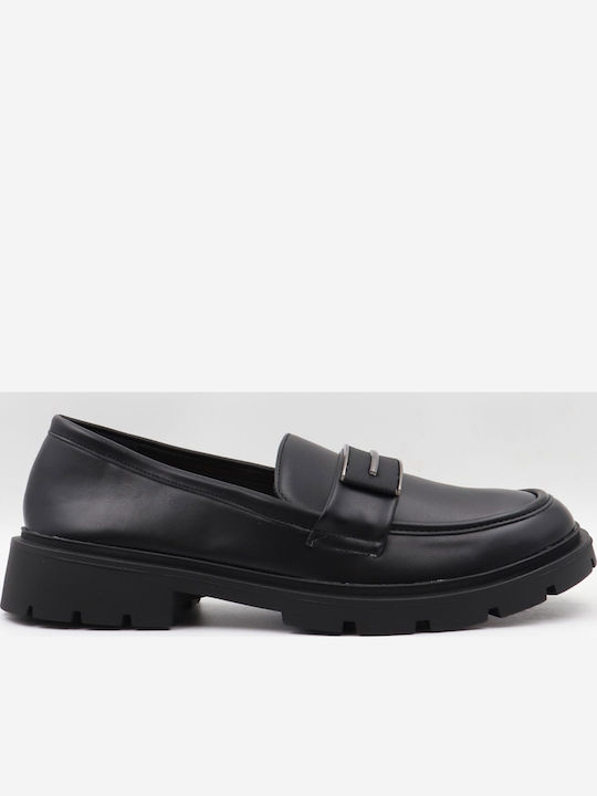 Women's Moccasins in Black Color
