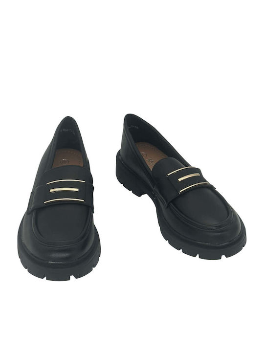 Women's Moccasins in Black Color