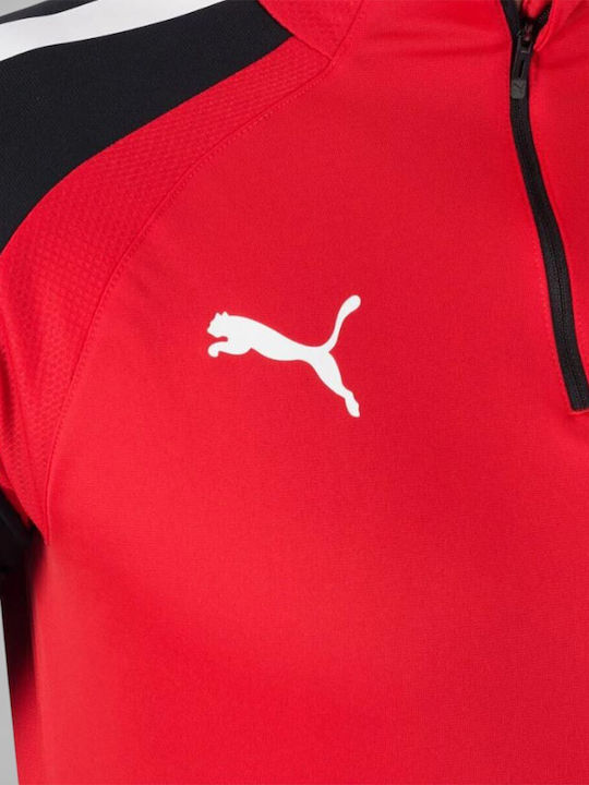 Liga Bluza Sport Mânecă Lungă Roșu/Negru