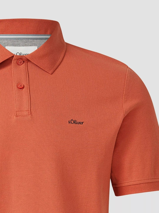 Herrenblusen Polo T-Shirt Orange