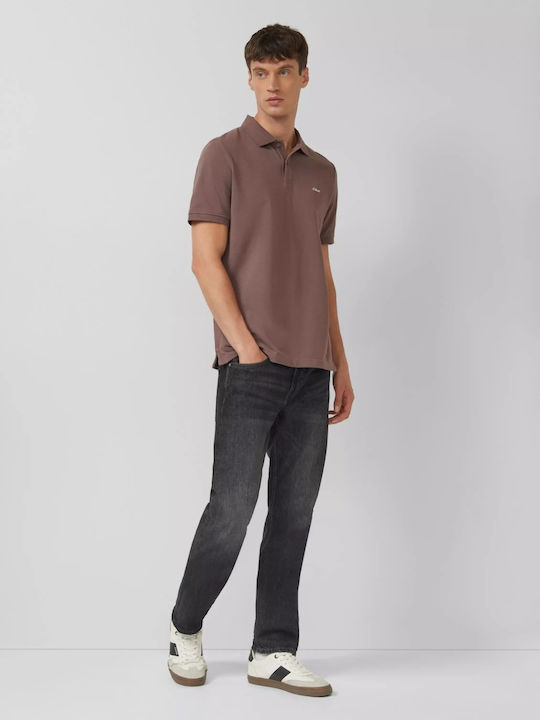 s.Oliver Polo T-Shirt Dunkelbraune s.Oliver Polo T-Shirt Dunkelbraune