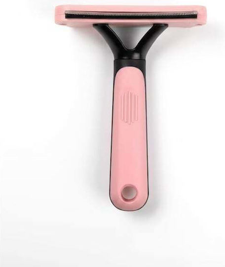 Große / Mittlere Hundebürste für langhaarige Hunde zur Fellpflege Rosa