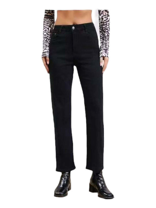 Women's Jean Pants in Loose Fit Black