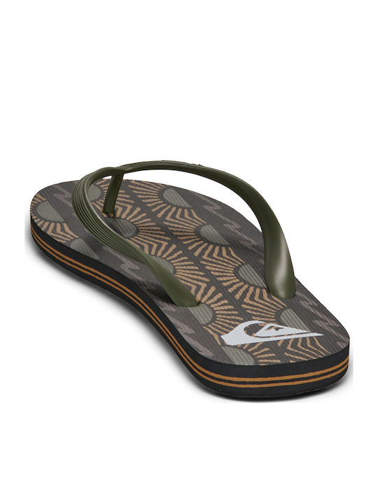 Molokai Art Men's Flip Flops Khaki