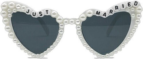 Ochelari Decorativi Alista Home Just Married Model Perle Nuntă Fabricat Buc 15.3 X 5.7 X 14.5 Cm Alb