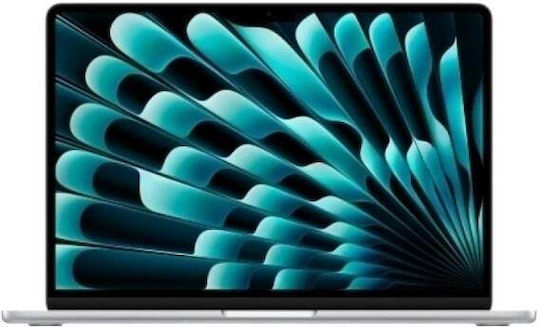 Apple MacBook Air 13.6" IPS Retina Display (M4 10-ядрен/16GB/512GB SSD/10-Core GPU) с Зарядно Устройство 35W (Двоен Порт) Сребърен (Английски US Клавиатура)