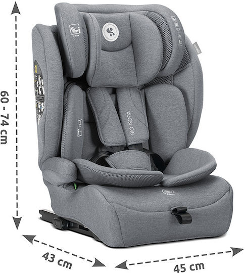 Lorelli Rio Καθισματάκι Αυτοκινήτου i-Size με Isofix Μαύρο 9-36 kg