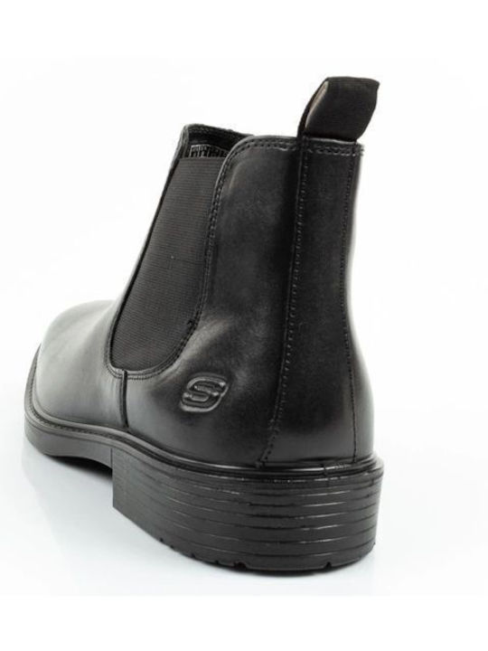 Millerboris Leather Black Chelsea Boots