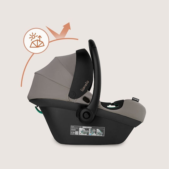 Lionelo Astrid Car Seat i-Size with Isofix Beige Taupe