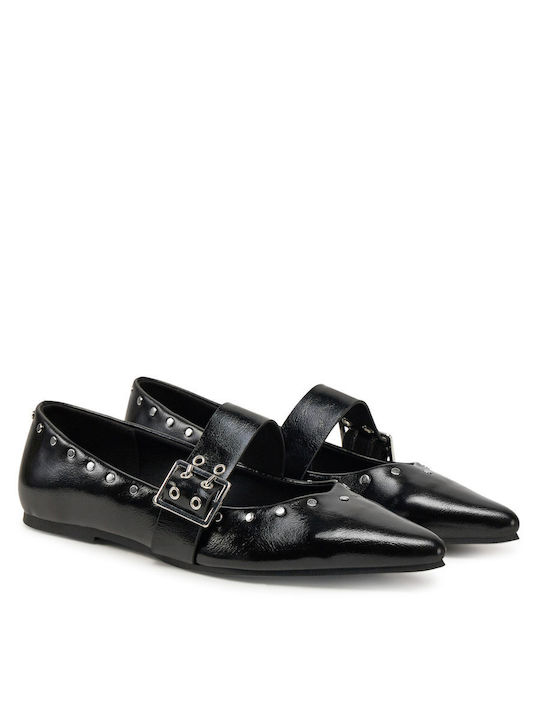 Damen Ballerinas in Schwarz Farbe