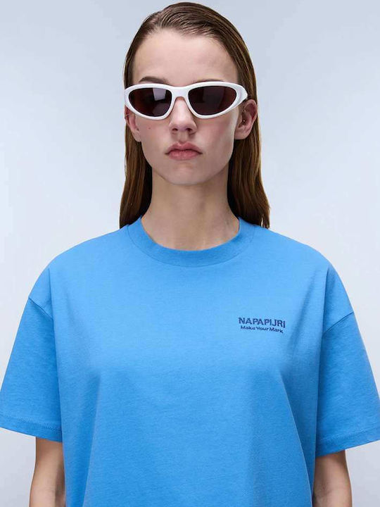 Γυναικείο Oversized T-shirt Light Blue