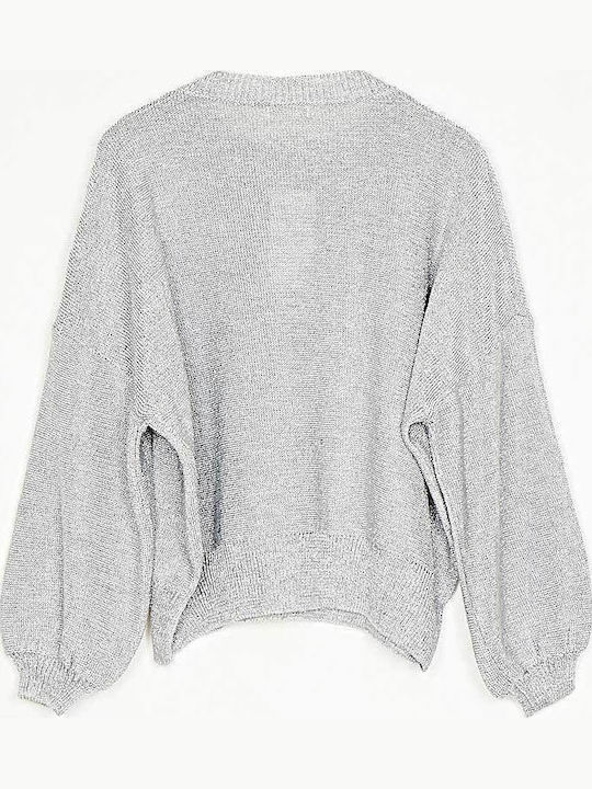 Women's Silver Sweater