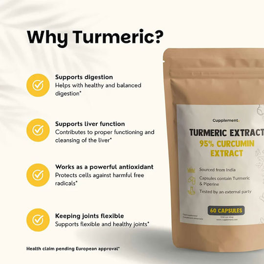 Cupplement Turmeric Extract 60 κάψουλες