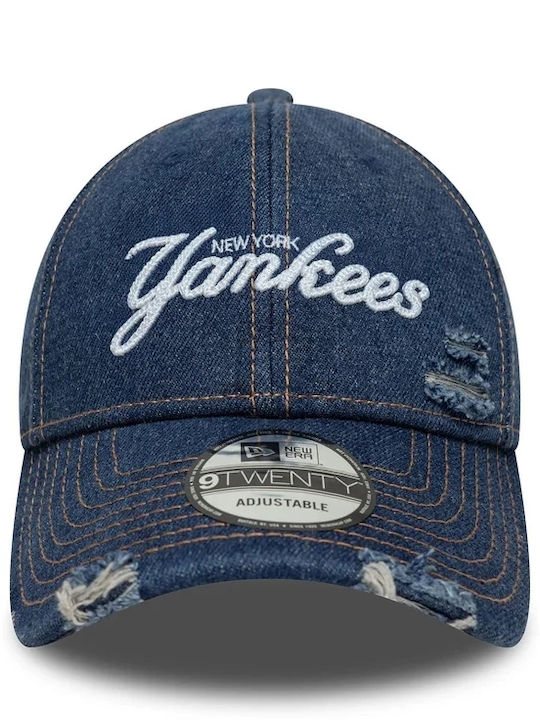 New York Yankees Mlb Denim Distressed Albastru Navy 9twenty Jockey New York Yankees Mlb Denim Distressed Albastru Navy 9twenty Jockey