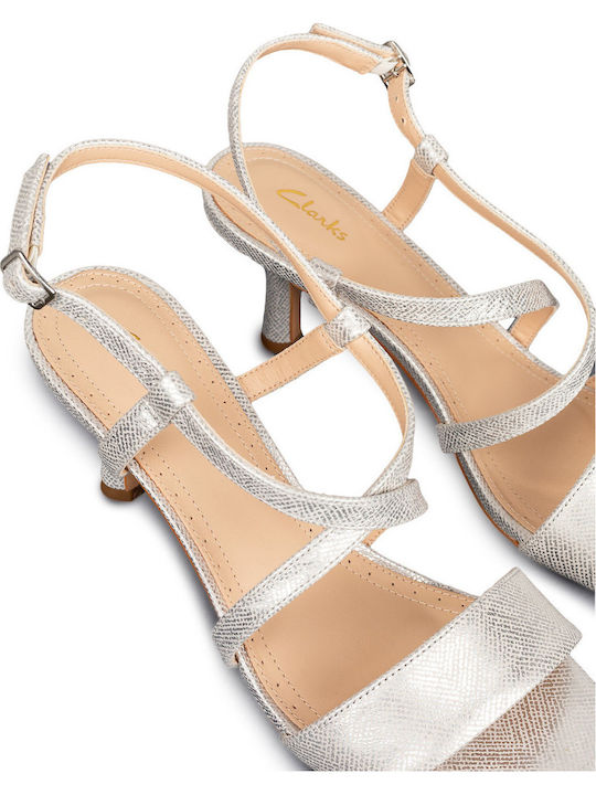 Amali Buckle Sandals Silver