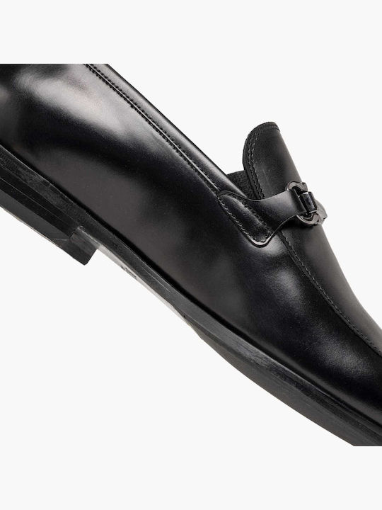 Deri Herren Mokassins in Schwarz Farbe