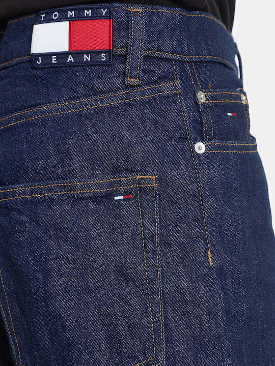 Men's Denim Bermuda Shorts Dark Blue