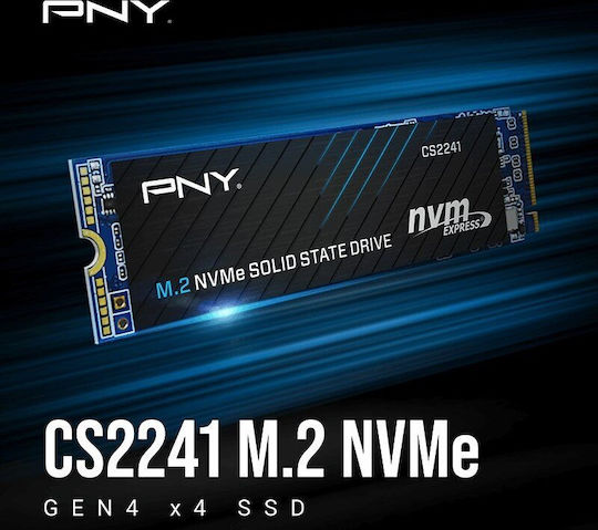 PNY CS2241 Bulk SSD 512GB τύπου M.2 με σύνδεση PCI Express 4.0 M280CS2241-512 Bulk